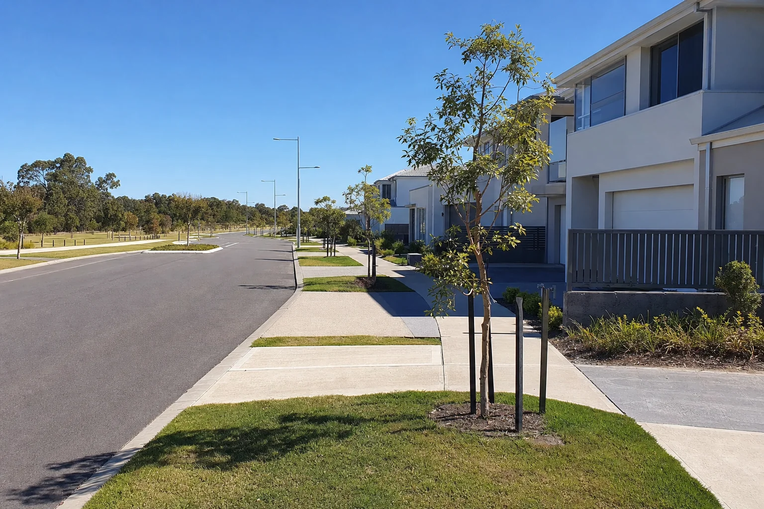 Newer master-planned estate street in Baldivis served by Frecks Plumbing & Gas