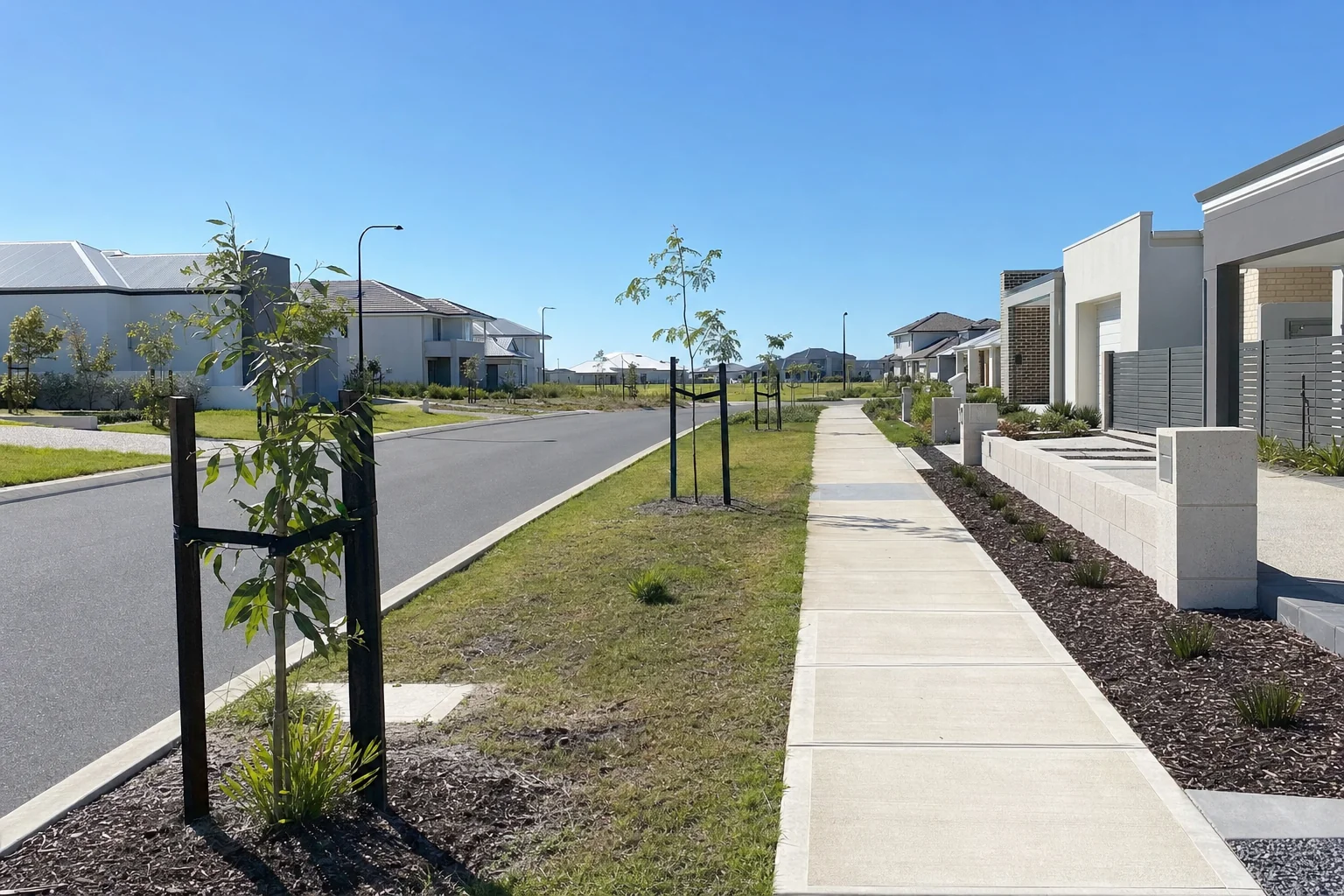 Newer master-planned Hammond Park estate served by Frecks Plumbing & Gas