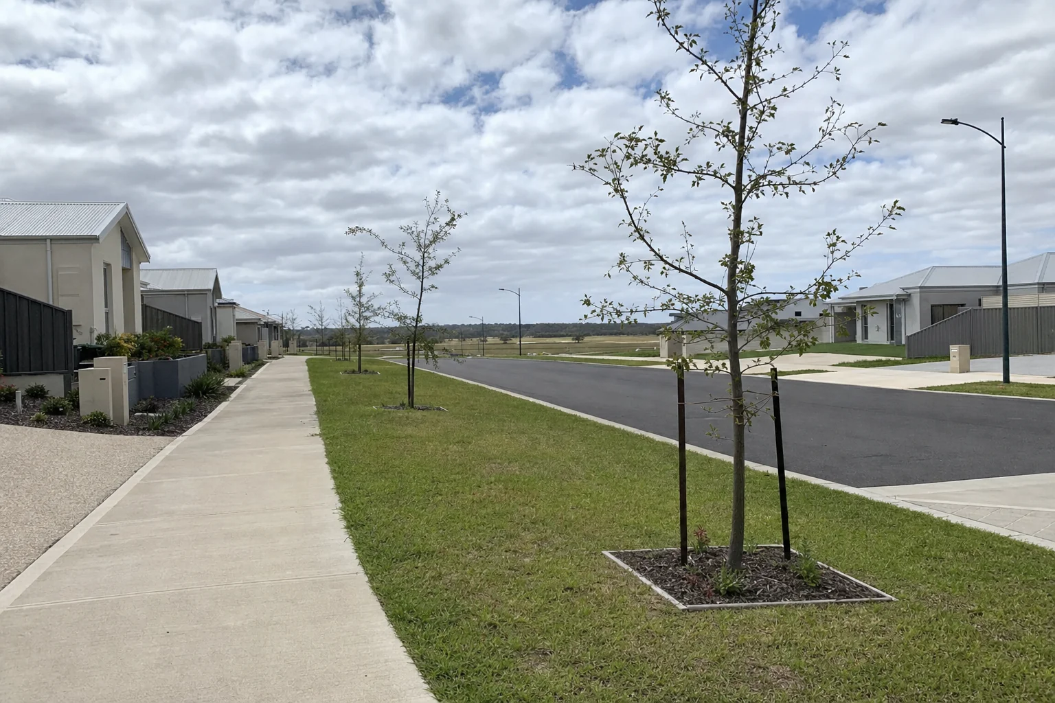 Newer estate street in Wellard served by Frecks Plumbing & Gas